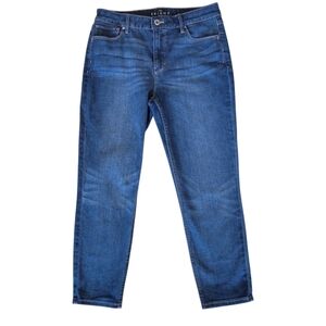 WHBM The Skinny Crop Denim Jeans Size 8 Petite‎